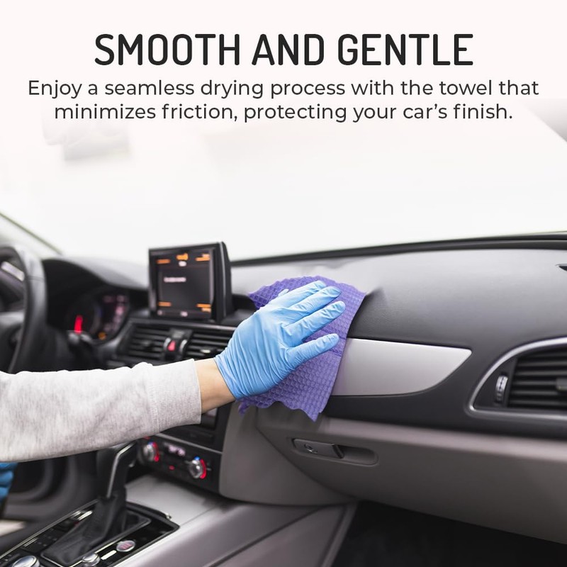 HI-TECH Magna Shine Water Demon Drying Towel – Ultra Absorbent