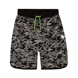 Harry Bear Boys Camouflage Swim Shorts Black Age 9 to 10 Years