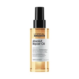 L'Oreal Professionnel Absolut Repair Tratamiento 10 en 1 | Aceite reparador para cabello seco y dañado | Nutre, revitaliza y repara el cabello | Con protección térmica | Tecnología de proteína de trigo | 90ml