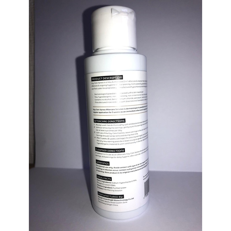 Ezy-Care Xpress Piercing Aftercare Solution, 100ml