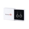 ScienceFox DNA Helix Earrings 925 Sterling Silver Gold Rose Gold