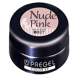 Prigel CE827 Gel Nails, Color EX, Nude Pink