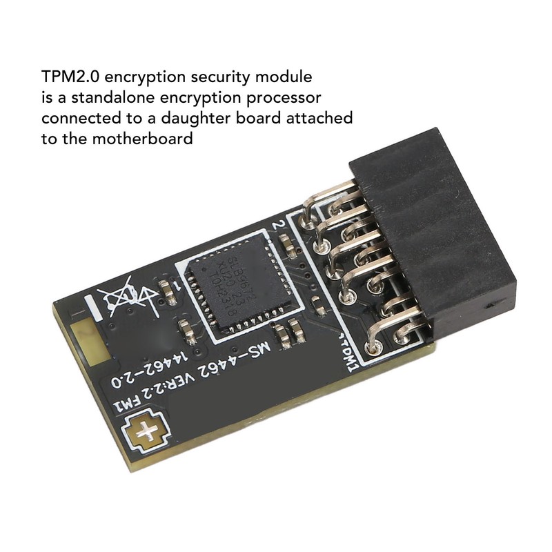 TPM2.0 Module TPM SPI 12Pin Encryption Security Module with SLB
