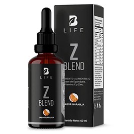 Zinc en Gotas para 60 días | Ingredientes naturales | Potenciado con Vitamina C + Equinácea | Z Blend B Life.