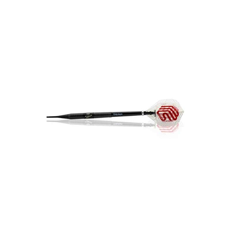 Bull's Unisex - Adult Scale Suljovic Soft Dart, Black Edition,