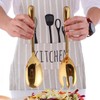 Juego de servidores de ensalada grandes de 30,5 cm, acero