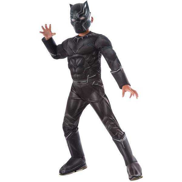 Rubie's Costume Captain America: Civil War Deluxe Black Panther Costume, Child Large