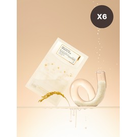 Pulley [Large Capacity] Vegan Puli Rice Dough Modeling Mask Packs 4 Pieces*6 (Total 24 Sheets) / [대용량구성] 비건 풀리 쌀 반죽 모델링 마스크팩  4개입*6 (총 24매입)