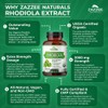 Zazzee USDA Organic Rhodiola 10:1 Exract, 3000 mg Strength, 120