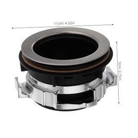 Operitacx Stainless Steel Sink Flange for Garbage Disposal Food Waste Disposer Accessory Locking Nut for Kitchen Sink Easy Install Space Saving