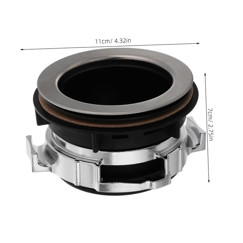 Operitacx Stainless Steel Sink Flange for Garbage Disposal Food Waste