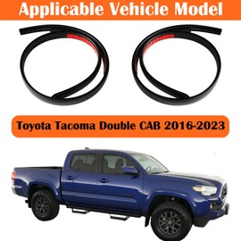 MIYIMORE 2Pcs Roof Drip Molding Weatherstrip Fit for Toyota Tacoma Double CAB 2016-2023, Left & Right Side Roof Trim Seal Kit Replace 75552-04080 75552-04081 75552-04082 75551-04080 75551-04082