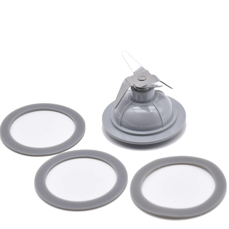 14291600 Blender Blade Cutter with 3 Rubber Seal Gasket Replacement