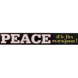 Licenses Products CDX Peace for Everyone Sticker