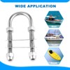 Marine Stern Bow U Bolt,Thread Dia. 1/2’’, Boat 316 Stainless