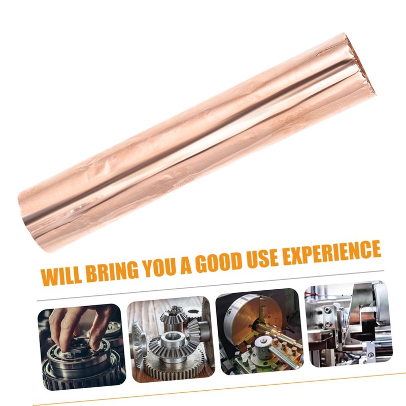BUGUUYO 1roll Copper Foil Sheet Thin Easy to Cut Shape