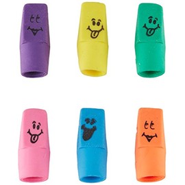 Funny Face Cap Erasers (1-Pack of 144)