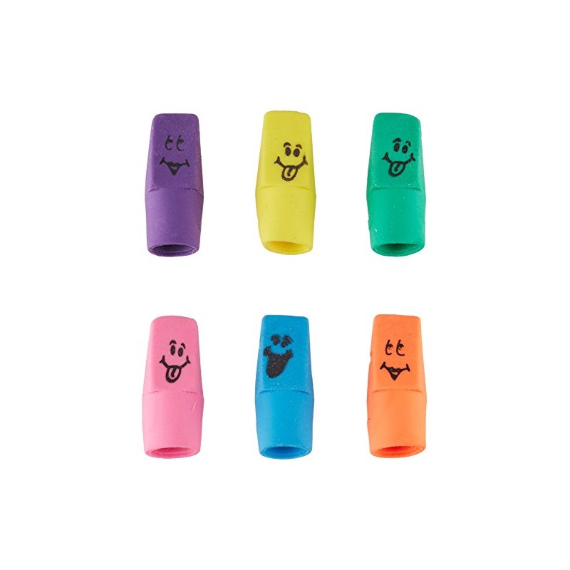 Funny Face Cap Erasers (1-Pack of 144)
