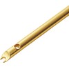 Cogit Incense Burner Ash Candelabra Cleaning Stick, Gold, Total Length