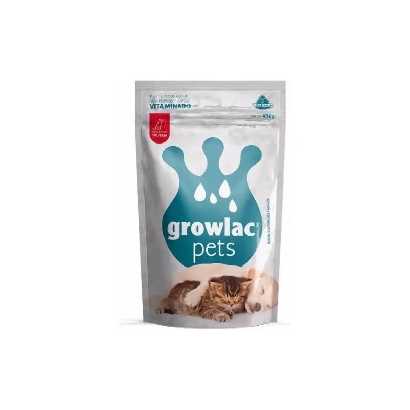 Sustituto De Leche Growlac Pets 450g Perros Y Gatos
