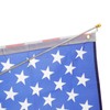 Difounmas 3 Metre Telescopic Flagpole Set, Handheld Telescopic Flagpole, Blue