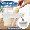 mimzemamz 2 Compartments Bath Toy Storage Organizer Net Bag for