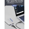 WITRN Micro USB B to USB A/C Male Adapter,USB 3.0