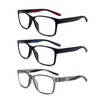 SOCTICK Blue Light Blocking Reading Glasses for Men,3 pack Lightweight