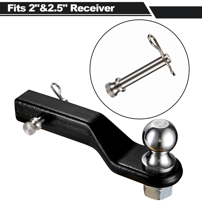 TOPSHINE Stainless Steel Trailer Hitch Pin and Clip, 5/8 Inch