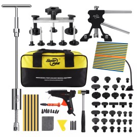 Super PDR PDR 73PCS Car Body Dent Puller Bridge Lifter Paintless Hail Remover Repair Kit