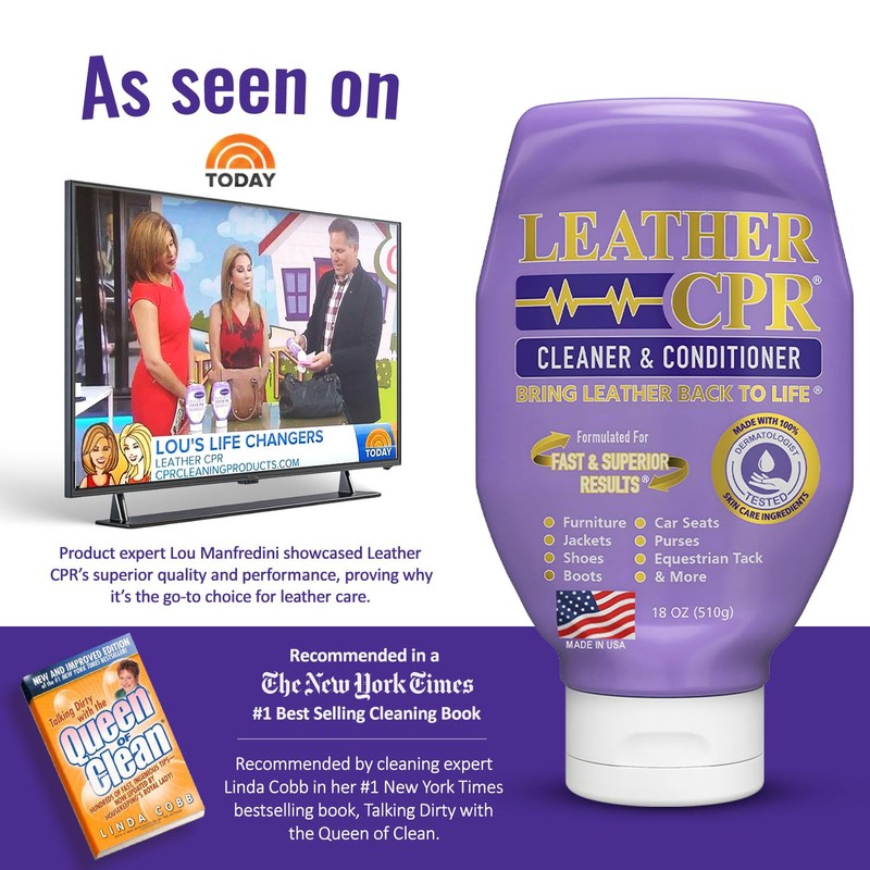 Leather CPR Cleaner & Conditioner 18oz - Cleans, Conditions, Restores