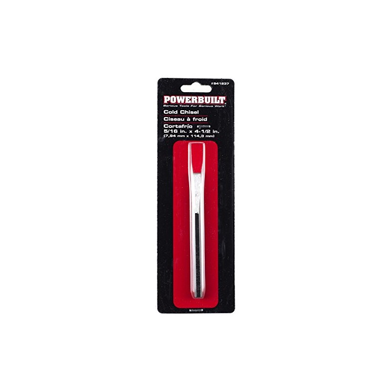 Powerbuilt 941237 Cold Chisel 5/16" X 1/4" X 4