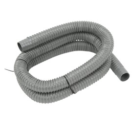 Bilge Pump Hose Installation Kit Through Hull Connector 1-1/8" Diameter 6 Feet PVC Hose 2 Pieces Clamp for Boat