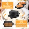 MSJGA 9×5 Inch Cast Iron Loaf Pans with Lid for