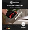 Karl Dahm® Soft Grip Toothed Trowel 3 mm for Left-Handed