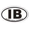 IB Imperial Beach, California Oval Bumper Sticker