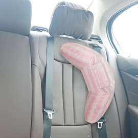 Kids Car Travel Pillow Car Seat Belt Cushion Children Head Neck Support Pillow Baby Travel Pillow Toddler Soft Neck Pillow Headrest Boys Girls Sleeping Pillow for Car Seat Pushchair Airplane Train
