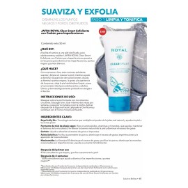 Exfoliante Facial Carbón Imperfecciones Jafra Royal Mixta Día Noche