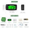 Yooreal Digital Engine Temperature Gauge Meter,Tachometer and Hour Meter,Removable Temp
