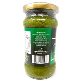 Rani Green Chilli Cooking Paste 10.58oz (300g) ~ Vegan | Glass Jar | Gluten Free | NON-GMO | No Colors | Indian Origin