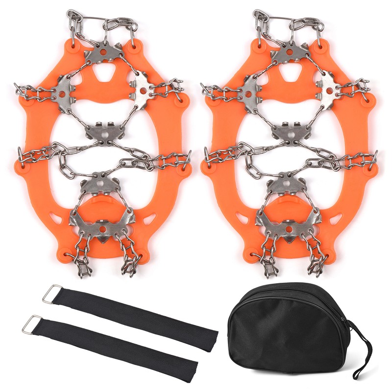 201 Stainless Steel 24 Teeth Ice Claw Snow Anti-slip Shoe