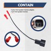 4 Pack 72-5600 Speaker Harness Car Front Rear Door Speakers