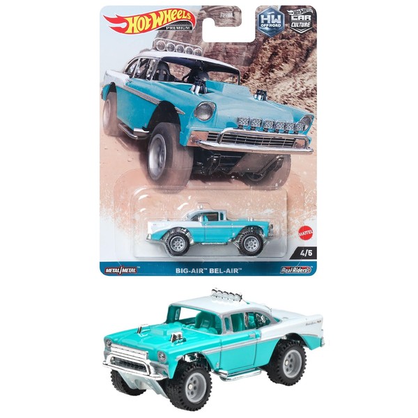 Hot Wheels HKC74 Car Culture Off Road Big Air Bel Air [3 Years Old and Up]