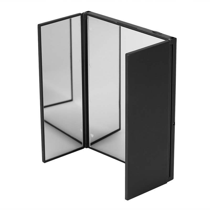 1pc Tri sided Foldable 8 Led Brightness Lights Desktop Table