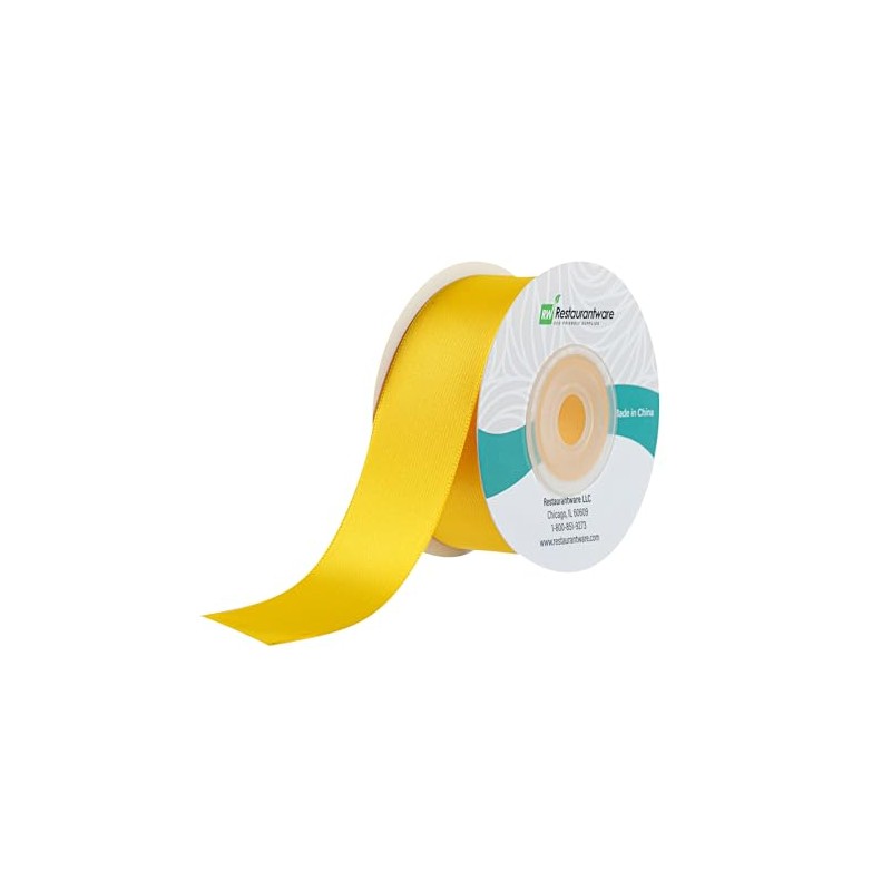 Restaurantware Bows/7073 Ribbons & Bows, 1", Yellow