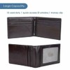 Rswsp RFID Men's Leather Slim Bifold Money Clip Wallet Front
