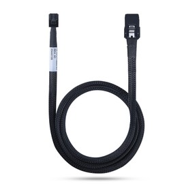 12G Internal Mini SAS HD SFF-8643 to SFF-8087 Cable, 0.8m Internal Mini SAS to Mini SAS Cable, 36 Pin, 12Gbps, with Sideband, 100 Ohm, Flexible, Support RAID, PCIE Controller, 0.8-Meter(2.6ft)