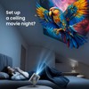 Smart Android Projector with 4K 8K Support, 600 ANSI, 360°