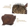 VICASKY Wood Hair Comb Cat Shaped Scalp Massage Brush for
