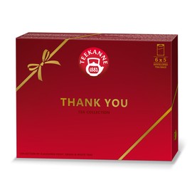 Teekanne Thank You collection box 6 flavours 5 teabags each